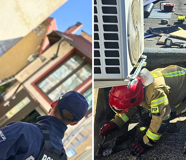 Remont w Sopocie mógł skończyć się tragedią. W akcji 5 oddziałów straży pożarnej