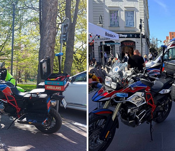 Tłumy w Sopocie i motocyklowa jednostka ratunkowa w akcji! Liczyła się każda...