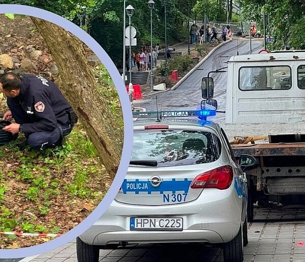 Podejrzany przedmiot przy ul. Goyki w Sopocie! Policja sprawdza znalezisko