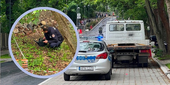 Podejrzany przedmiot przy ul. Goyki w Sopocie! Policja sprawdza znalezisko