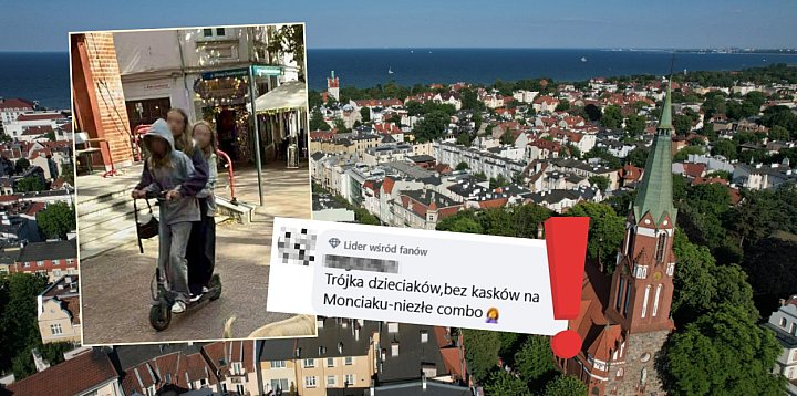 Na jednej hulajnodze we troje. "Potencjalni sprawcy...-36044