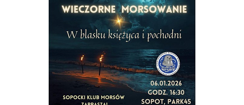 Wieczorne morsowanie w blasku księżyca i pochodni-8715