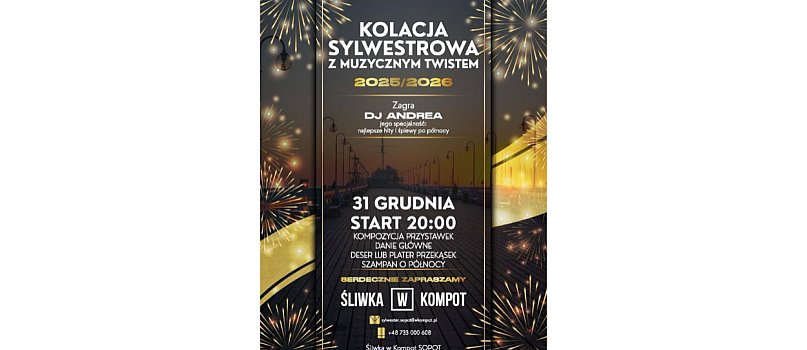 Kolacja sylwestrowa w Śliwce w Kompot-8721