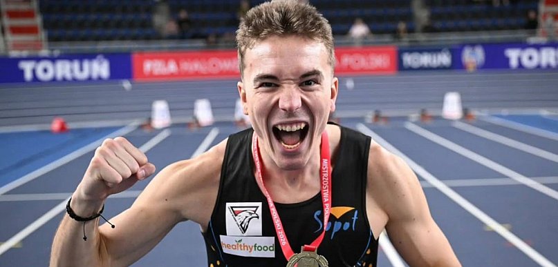 Jakub Szymański mistrzem Polski! Fenomenalny wynik zawodnika SKLA Sopot