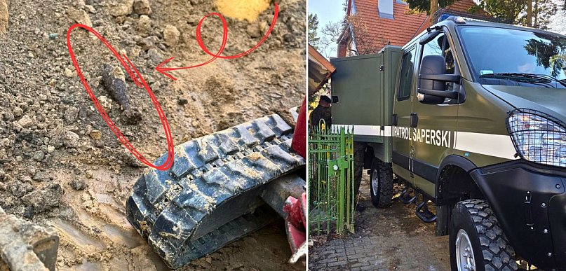 Niewybuch z czasów II wojny światowej znaleziony w Sopocie