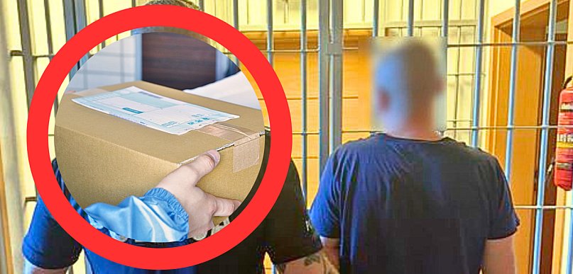 Kurier dostarczył paczkę na komendę. Najbliższe lata może spędzić w więzieniu