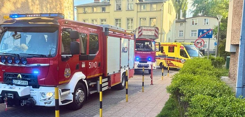 Pożar w sopockim mieszkaniu! Jedna osoba trafiła pod opiekę ratowników