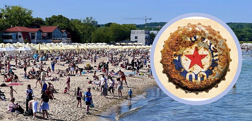 Kapsle z sopockiej plaży opowiedzą własną historię