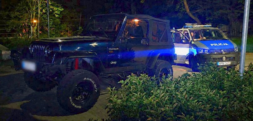 Narkotyki, Jeep i kontrola w Sopocie! Kierowcę zdradził jeden szczegół