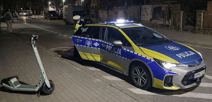 Pijany 38-latek na hulajnodze w Sopocie! Miał ponad 2 promile
