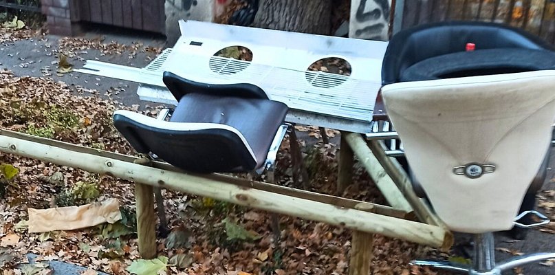 Nowe nasadzenia w Sopocie zdewastowane! Zamiast tawuł i irg – zużyte fotele - 37386