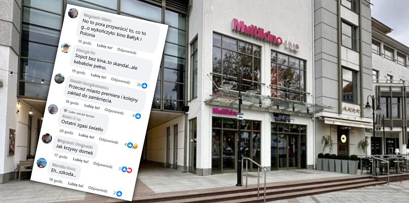 Koniec Multikina w Sopocie! Internauci komentują: „ale kebabów pełno”