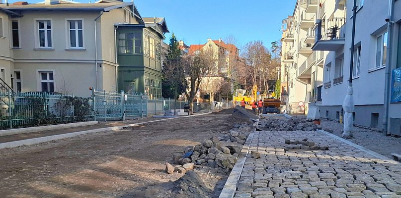 Remont w centrum Sopotu. Prace wchodzą w kluczową fazę