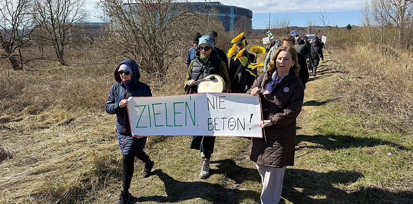 "Łąki, trzciny, drzewa". Mieszkańcy protestowali na granicy Sopotu i Gdańska