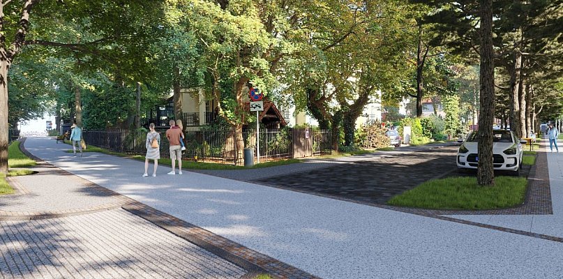 Nowa nadmorska promenada i woonerf w Sopocie [WIZUALIZACJE]