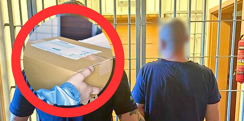 Kurier dostarczył paczkę na komendę. Najbliższe lata może spędzić w więzieniu