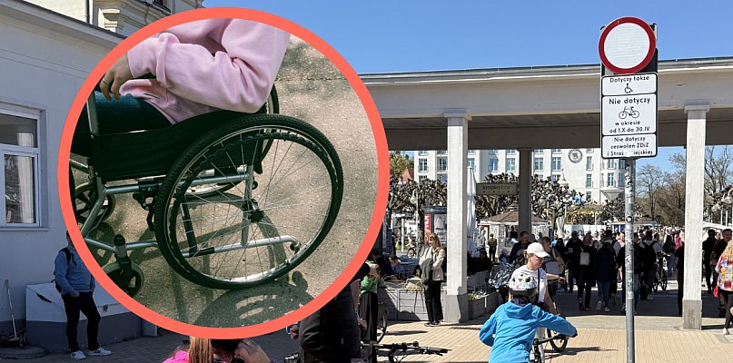 Zakaz poruszania się na wózkach w Sopocie? Wyjaśniamy przepisy na antenie Trójki