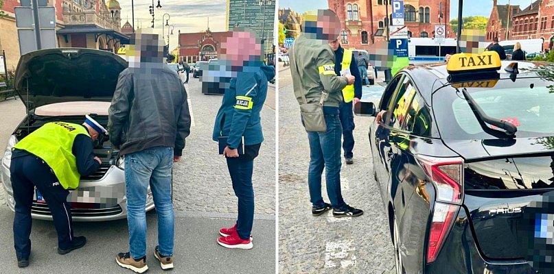 W Gdańsku wzięli się za taksówkarzy. Policja i KAS wystawiły ogromne mandaty