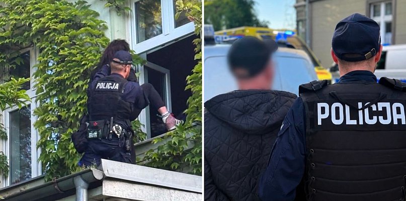 W Sopocie sceny jak z filmu. Zatrzymali poszukiwanego na dachu budynku