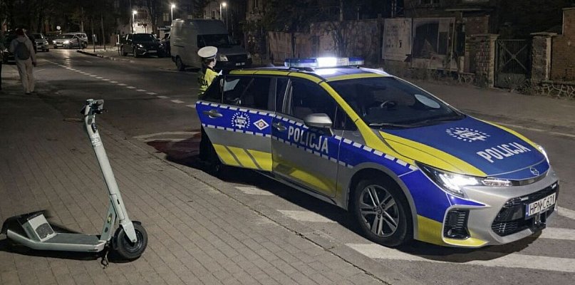 Pijany 38-latek na hulajnodze w Sopocie! Miał ponad 2 promile