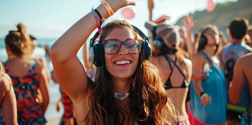 Silent disco na sopockiej plaży! Rusza wakacyjny cykl przy Mamuszki 14