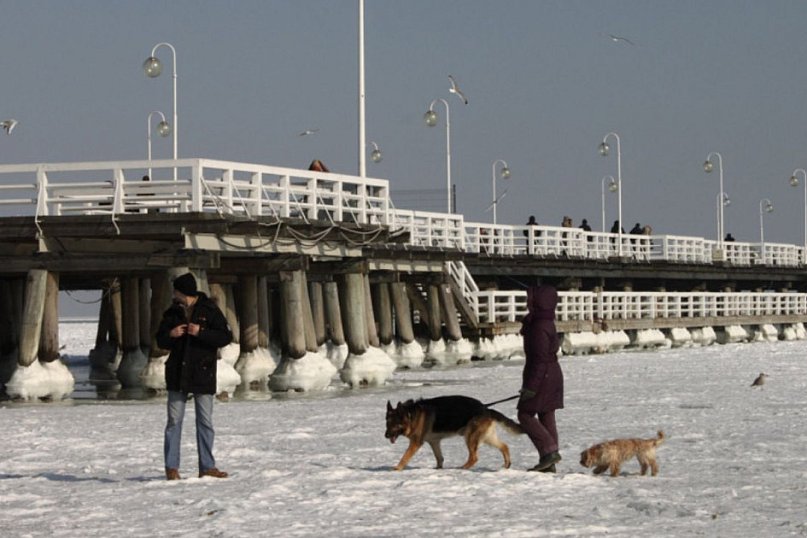 Tamtej zimy Sopot był jak z Krainy Lodu! Morze zamarzło aż po horyzont [FOTO]