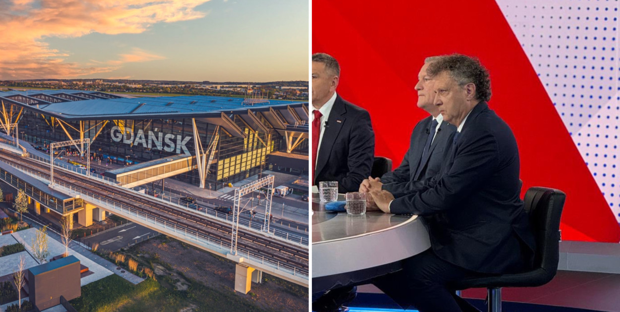 Fot. materiały prasowego Portu Lotniczego im. Lecha Wałęsy w Gdańsku/Facebook, Jacek Karnowski