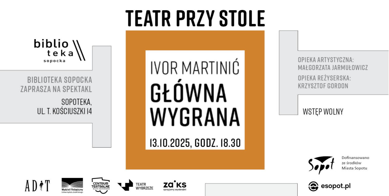 Spektakl „Główna wygrana” Ivora Martinica w Teatrze przy Stole