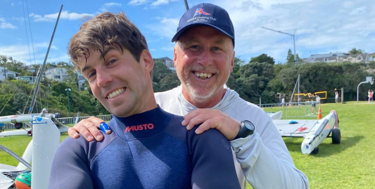 Jakub Surowiec i Jacek Noetzel. Fot. UKS Navigo - Facebook