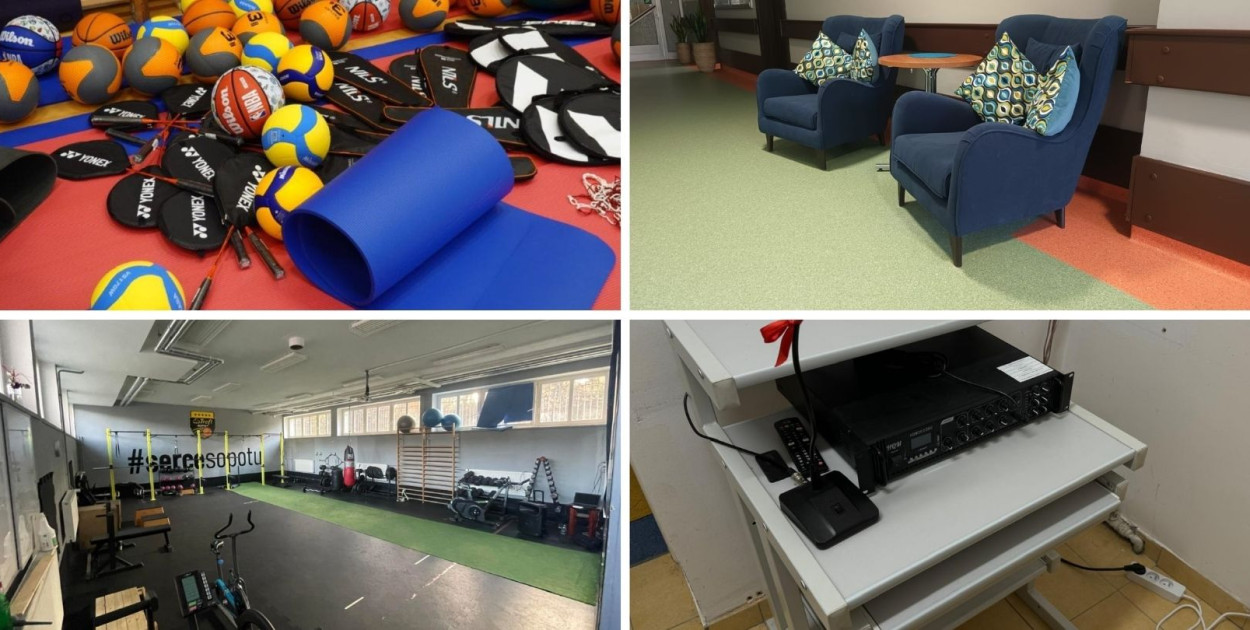 Sprzęt do ćwiczeń i gier, strefa relaksu, doposażenie sali gimnastycznej, szkolny radiowęzeł - to przykłady wcześniejszych projektów wygłosowanych i zrealizowanych w sopockich szkołach w ramach Młodzieżowego Budżetu Obywatelskiego Fot. materiały UMS