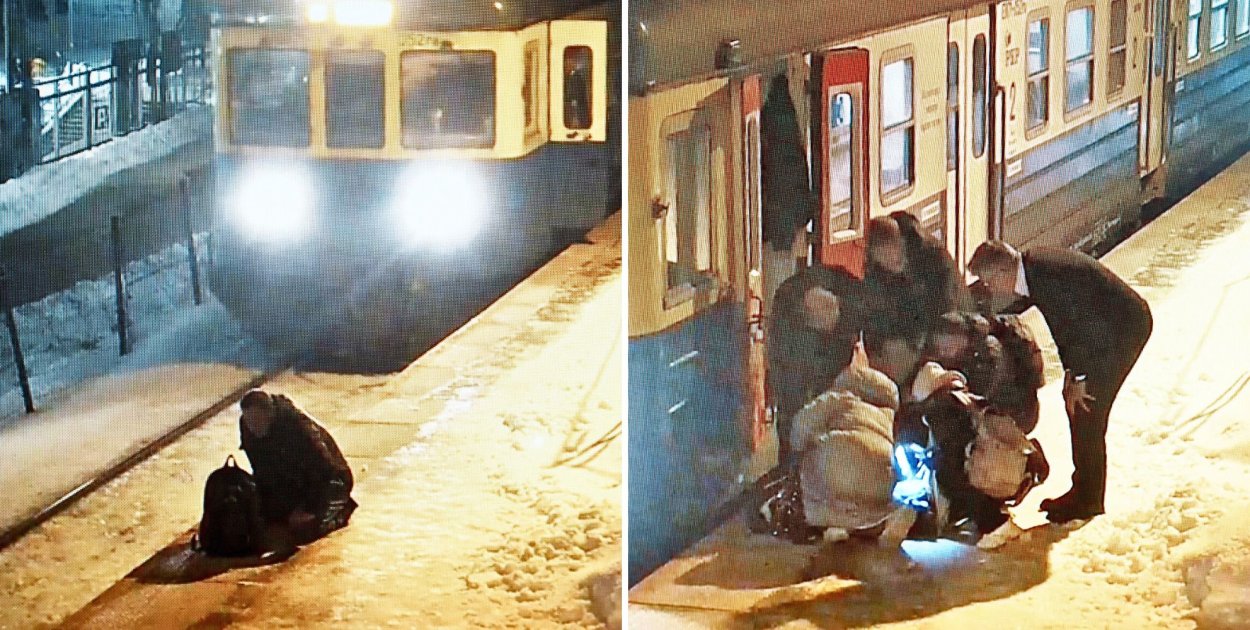 Bohaterowie z pociągu. Uratowali zdrowie i życie na dworcu w Gdyni