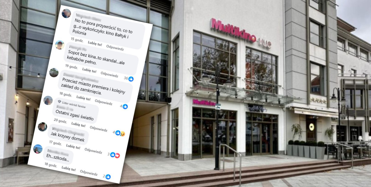 Koniec Multikina w Sopocie! Internauci komentują: „ale kebabów pełno”