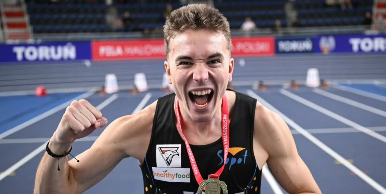 Jakub Szymański mistrzem Polski! Fenomenalny wynik zawodnika SKLA Sopot