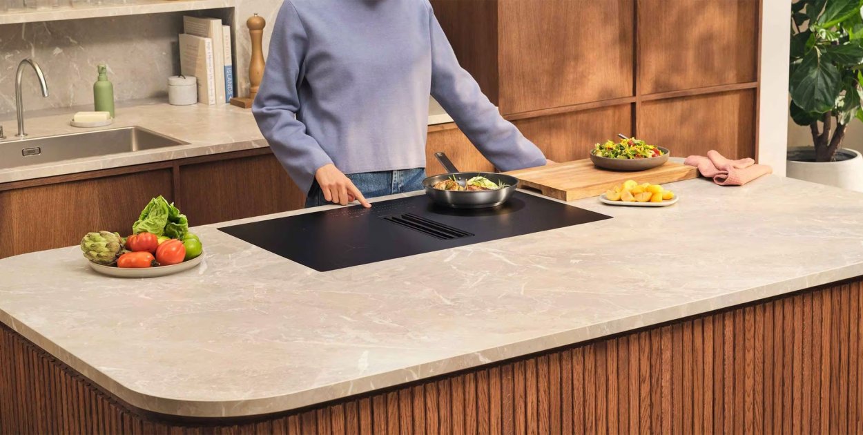 Stylowa i wytrzymała płyta indukcyjna — powierzchnia SaphirMatt® ułatwia utrzymani