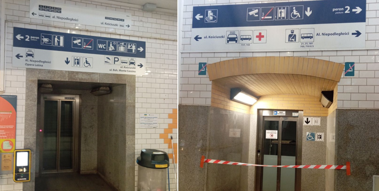 Bałagan w oznakowaniu przy SKM w Sopocie! Pasażerowie są wprowadzani w błąd