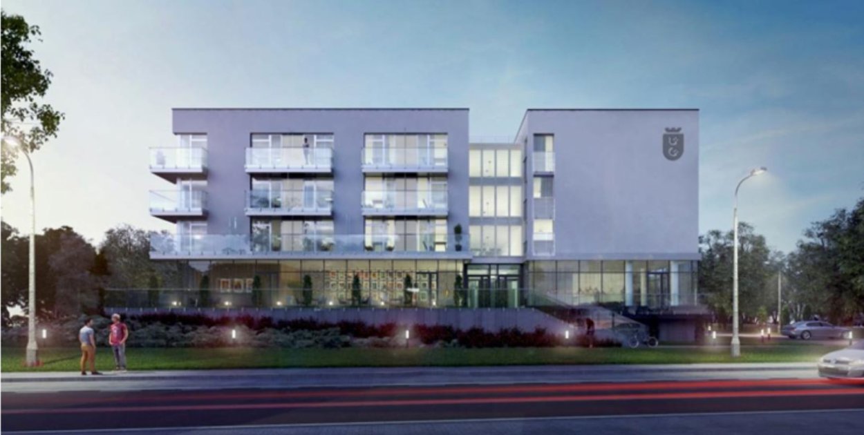 Niemal 15,5 mln zł na rozbudowę akademika w Sopocie