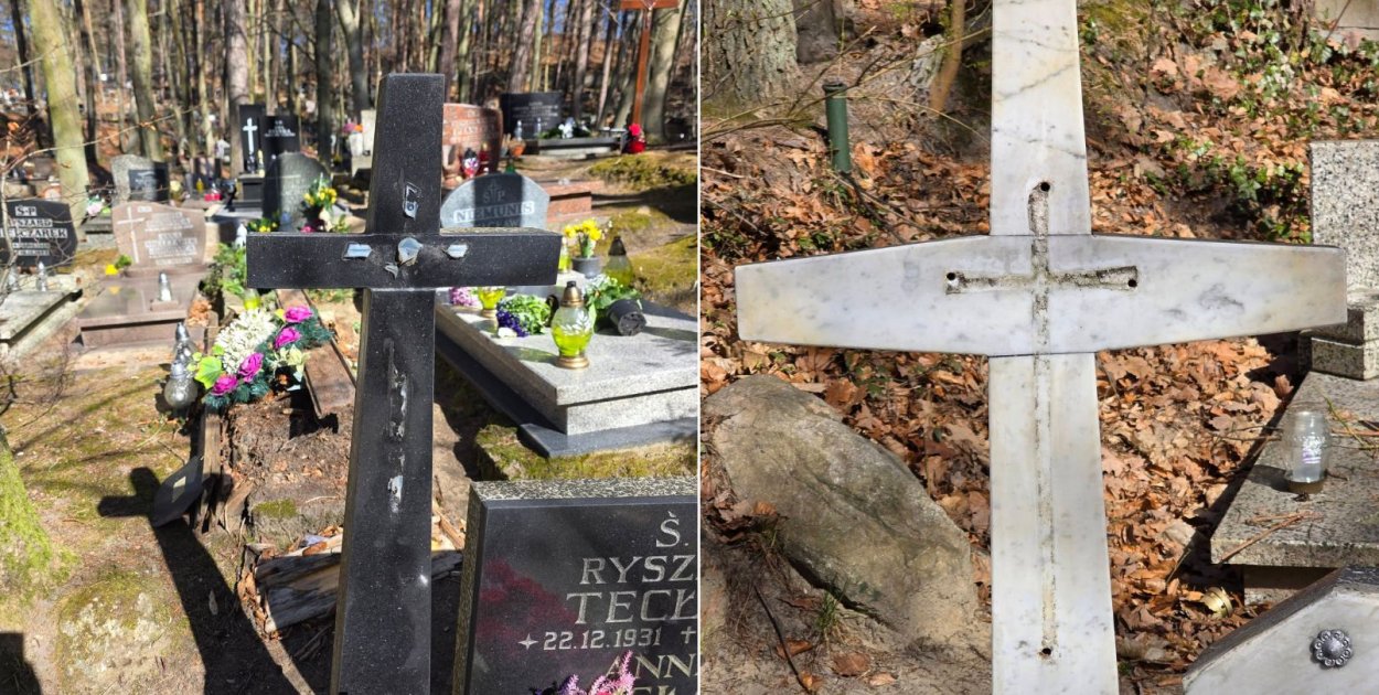 Skradzione krzyże i dziesiątki zdewastowanych grobów w Sopocie