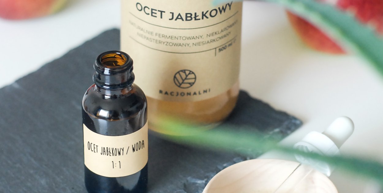Naturalny ocet jabłkowy - zastosowanie w pielęgnacji skóry i włosów