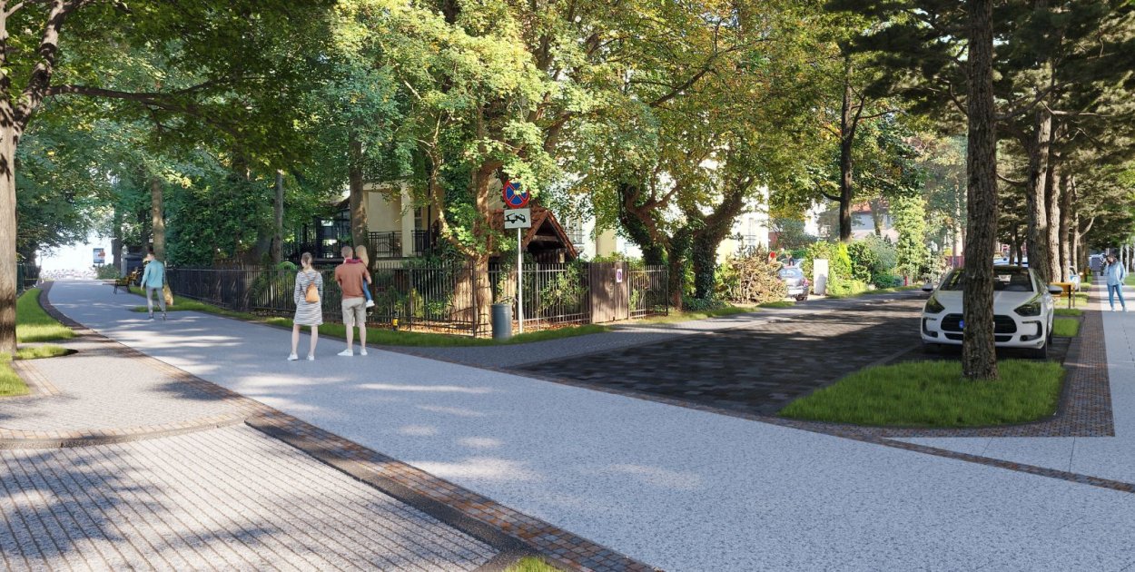 Nowa nadmorska promenada i woonerf w Sopocie [WIZUALIZACJE]