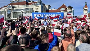 Rafał Trzaskowski w Sopocie! Rekord frekwencyjny [