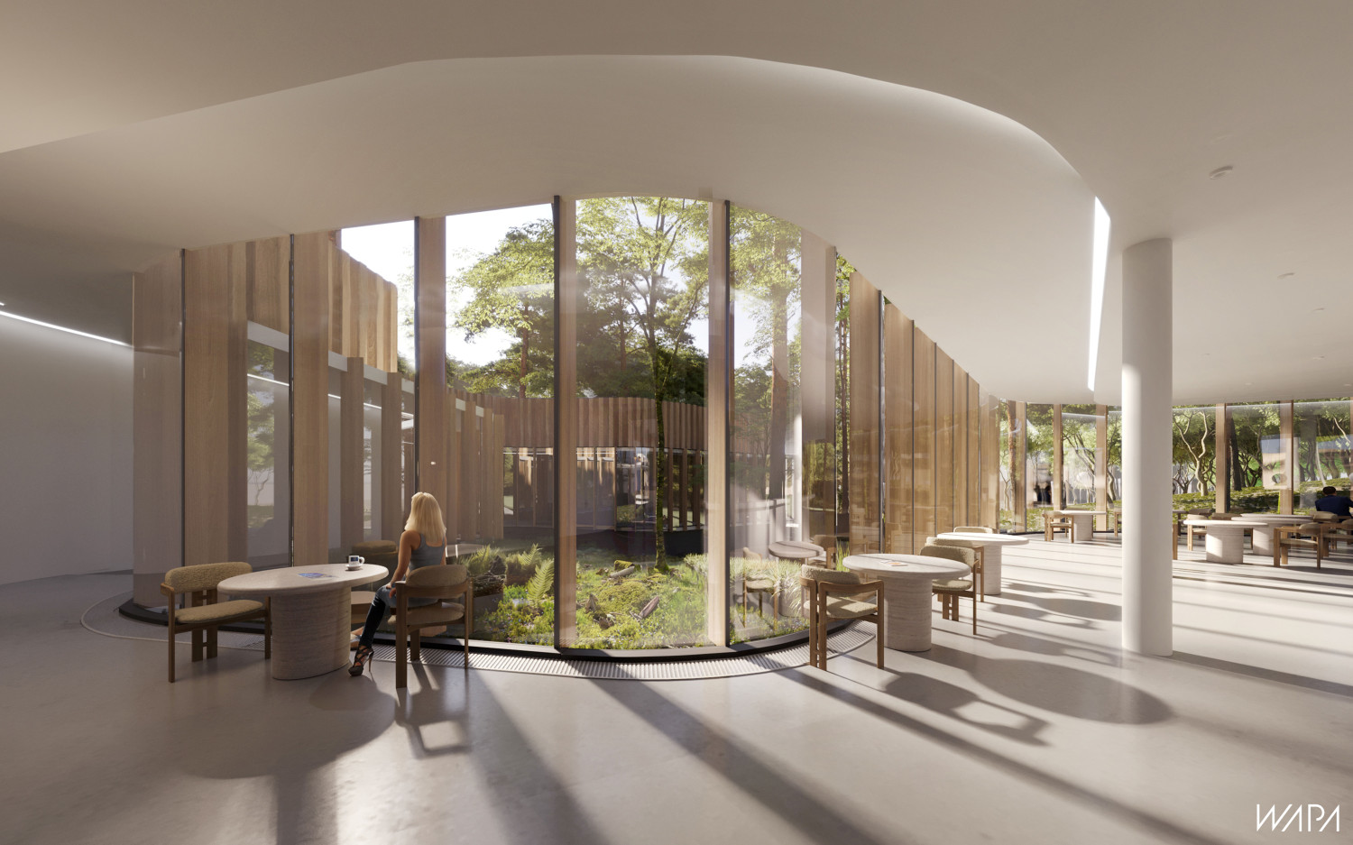 Opera – budynek: Wizualizacja: Warsztat Architektury Pracowni Autorskiej WAPA