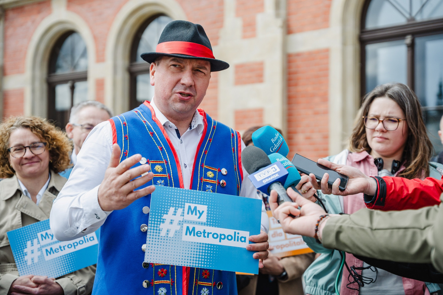 Ryszard Kalkowski podczas briefingu w Gdańsku. Fot. Konrad Kędzior/OMGGS