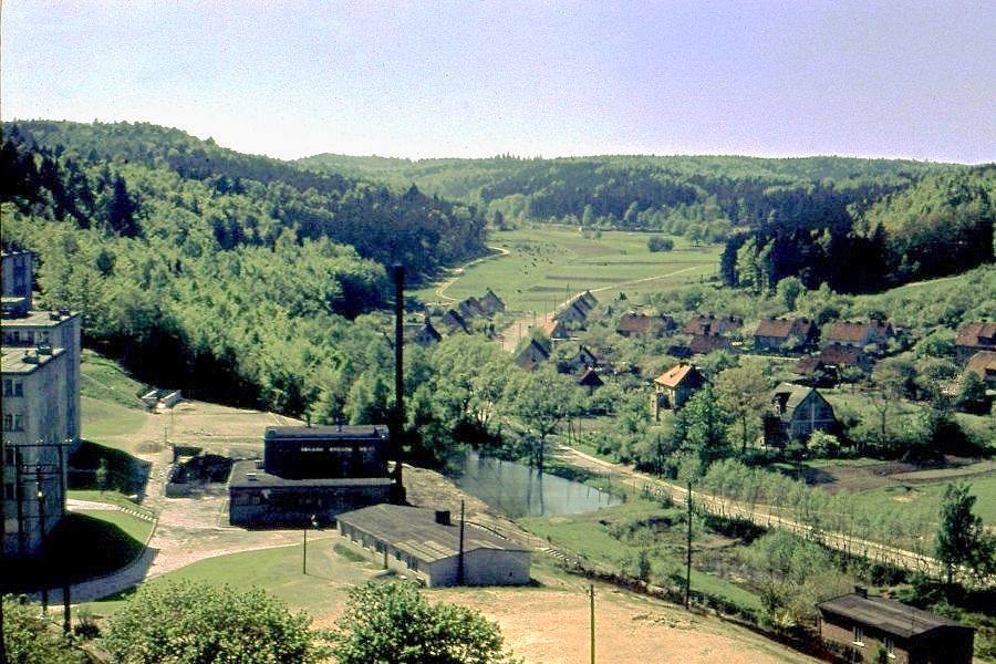 Brodwino i Kamienny Potok - widok z ul. Tatrzańskiej - lata 70. Źródło pochodzenia zdjęcia: www.misjonarze.sopot.pl. Za: www.dawnysopot.pl.