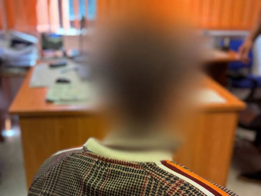 Jeden z zatrzymanych mężczyzn. Fot. Komenda Miejska Policji w Sopocie.