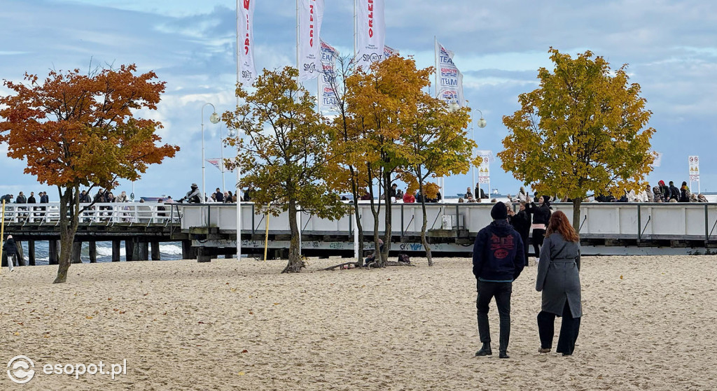 Molo w Sopocie jesienią. Fot. esopot.pl