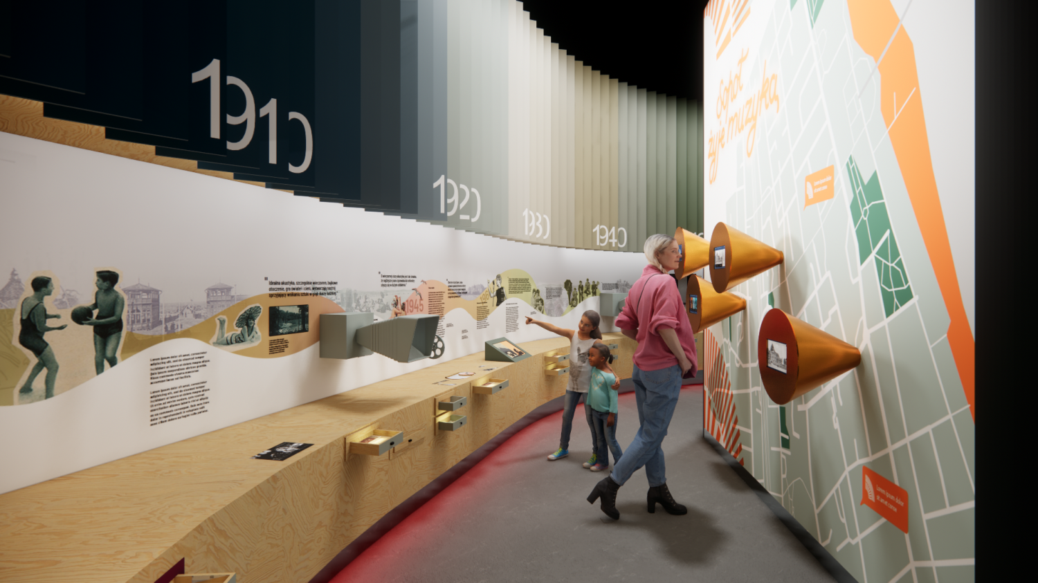 Wnętrze: Wizualizacja: MAE - Multimedia Art Education