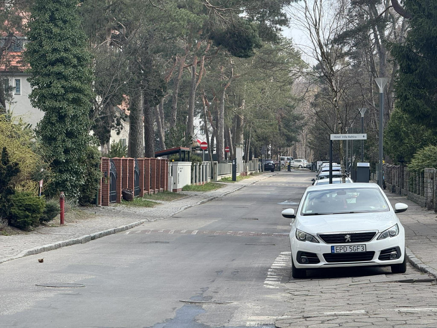 Ulica Emilii Plater w Sopocie, stan obecny (kwiecień 2026 r.). Fot. esopot.pl