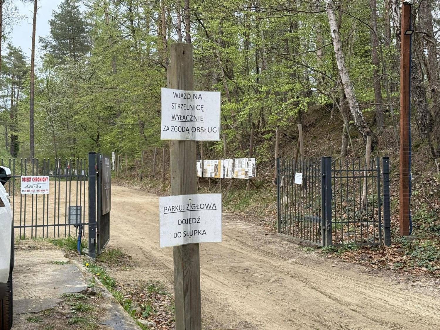 Wjazd na strzelnicę Playground. Fot. esopot.pl