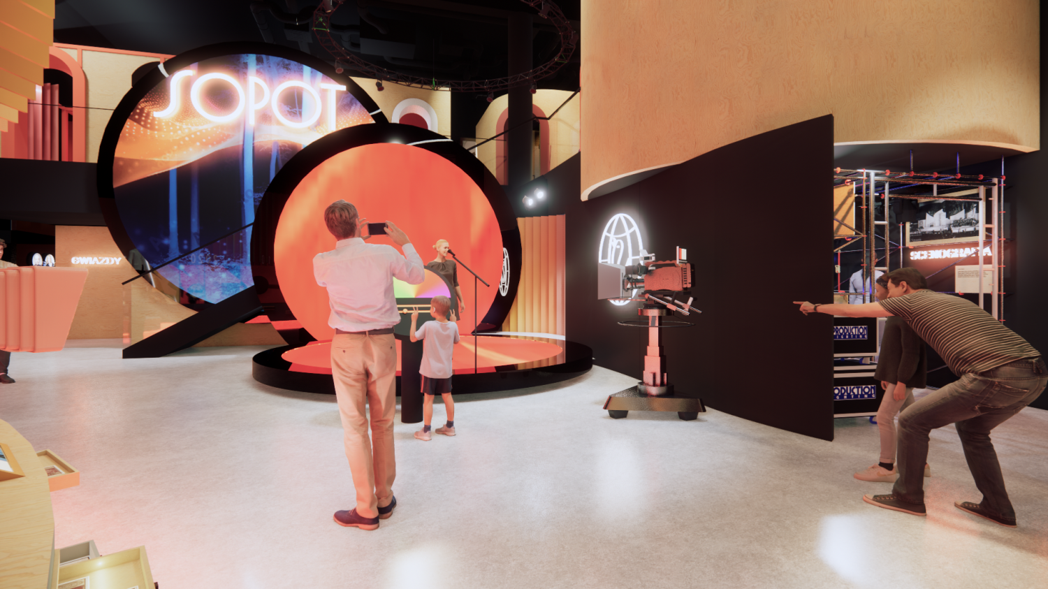 Wnętrze: Wizualizacja: MAE - Multimedia Art Education