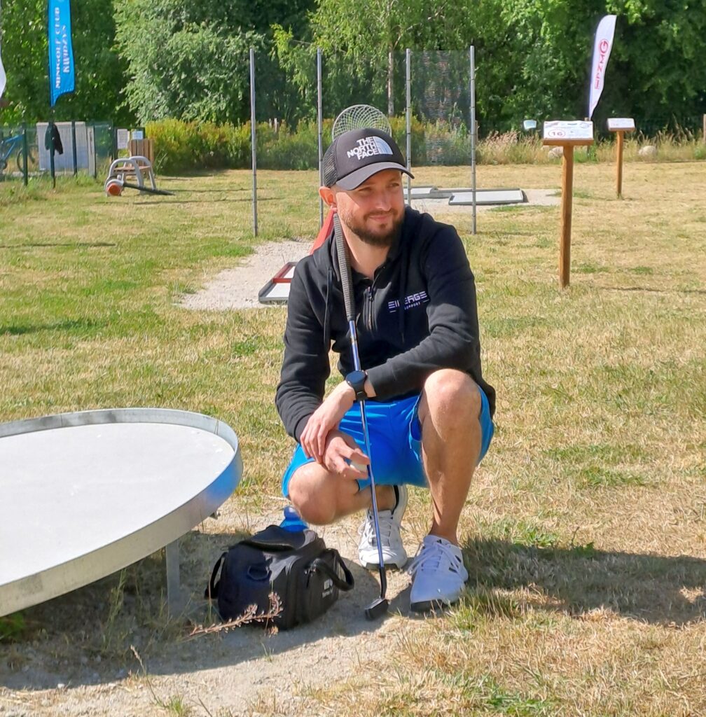 Aktualny lider Pucharu Polski Łukasz Bieliński (Minigolf Club Kwidzyn). Fot. Polski Związek Minigolfa